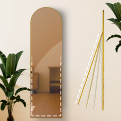 Spiegel Moline 140x40 cm - gold glanz