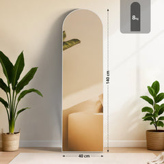 Spiegel Moline 140x40 cm - wei� matt