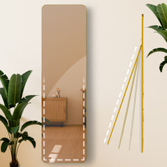 Spiegel Gurnee 140x40 cm - gold glanz