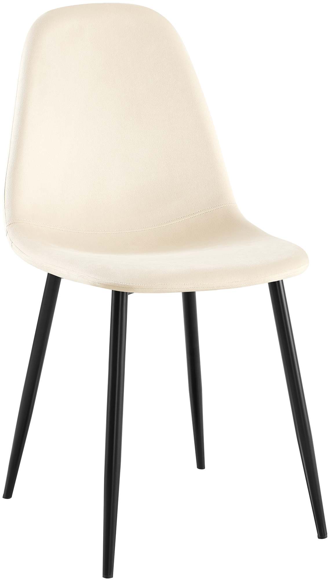 Esszimmerstuhl Napier Samt - creme