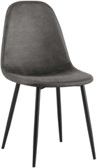 Esszimmerstuhl Napier Vintage Kunstleder - schwarz