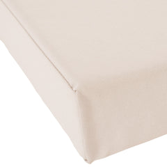 Schaukelbank Joyce mit Sitzkissen 200 cm + teak - creme