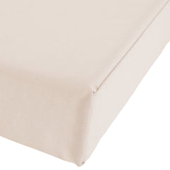Teakbank Jackson mit Sitzkissen 180 cm + teak - creme