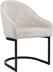 Esszimmerstuhl Jarik Vintage Samt - creme