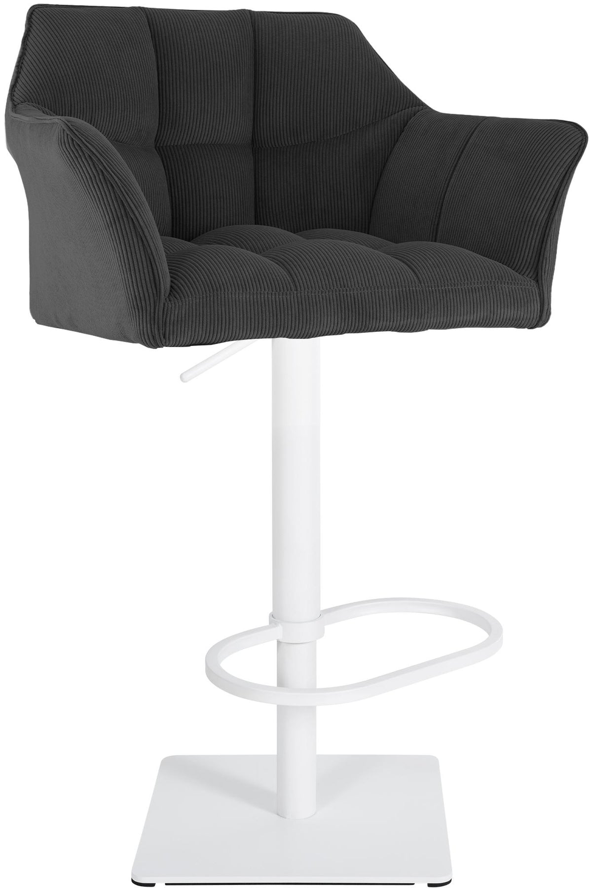 Barhocker Damaso W Cord - dunkelgrau