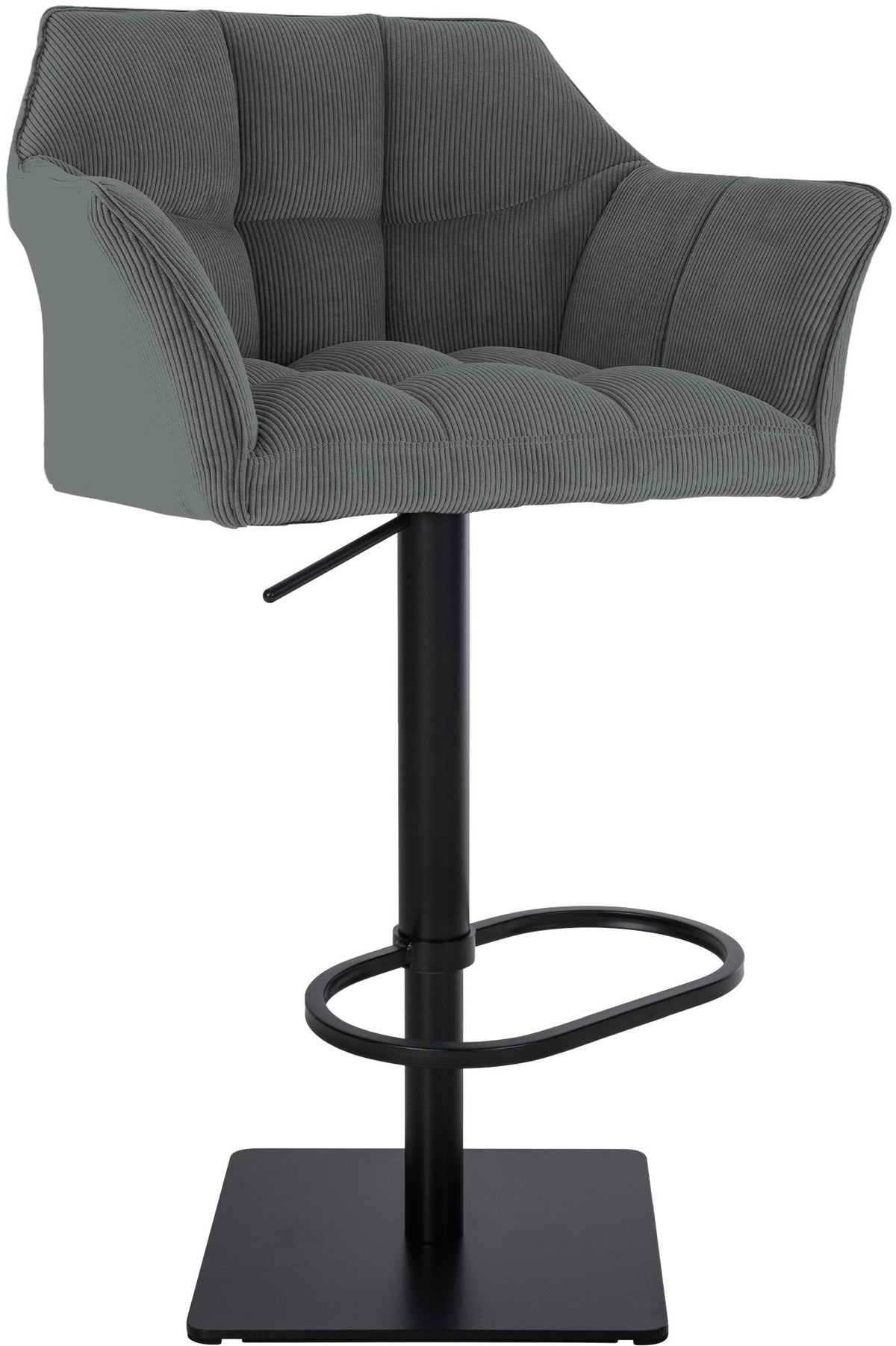 Barhocker Damaso B Cord - grau