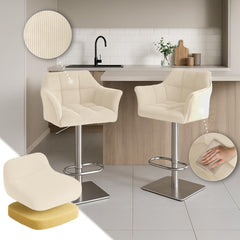 Barhocker Damaso E Cord - creme