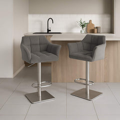 Barhocker Damaso E Cord - taupe
