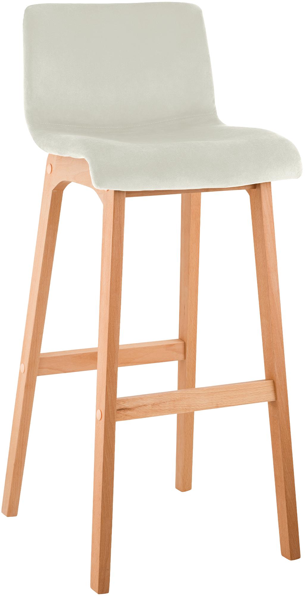 Barhocker Hoover Samt Natura - creme