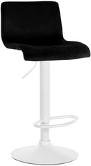Barhocker Hoover Samt W - schwarz