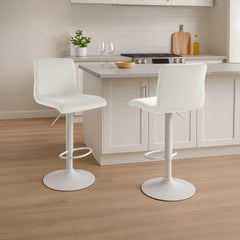 Barhocker Hoover Samt W - creme