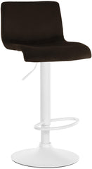 Barhocker Hoover Samt W - braun