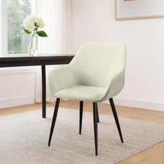 Esszimmerstuhl Vessa Stoff - creme