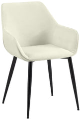 Esszimmerstuhl Vessa Stoff - creme