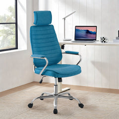 Bürostuhl Rako Stoff - blau