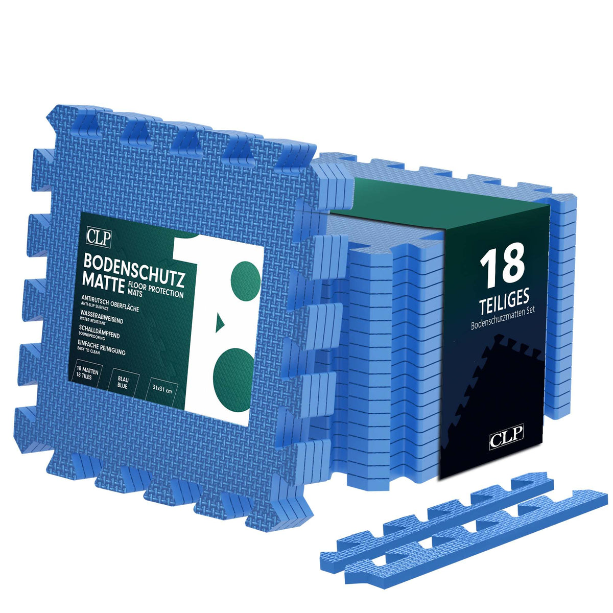 18er Bodenschutzmatte 31x31 - blau