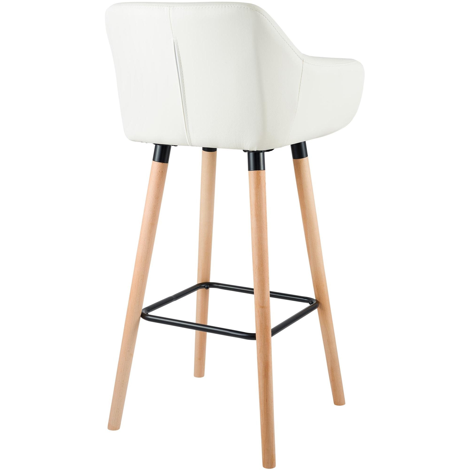 Barhocker Grant Kunstleder - creme - InfinityMarket