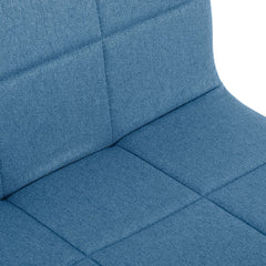 Stuhl Ricky Stoff - blau
