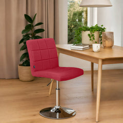 Stuhl Ricky Stoff - rot