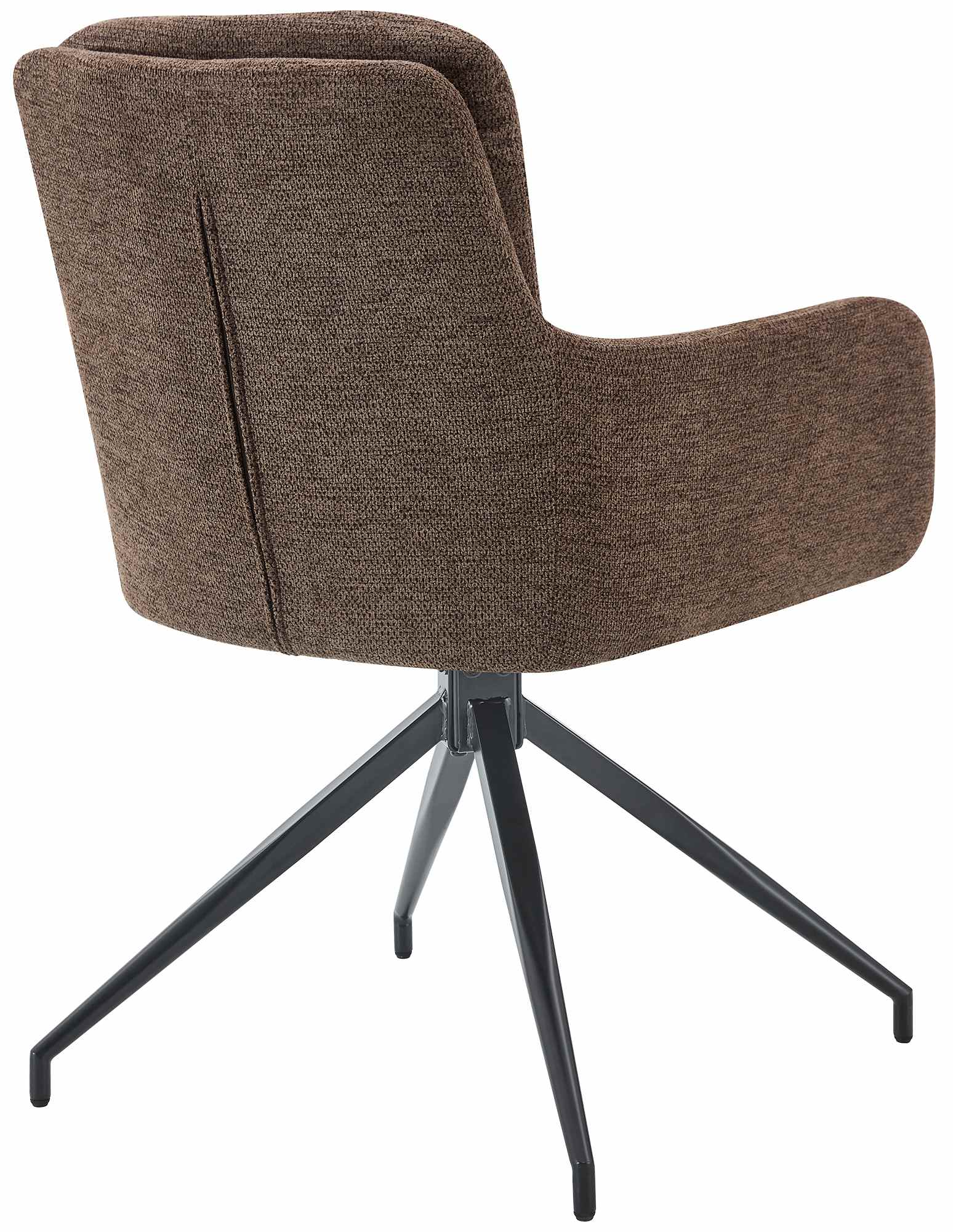 2er Set Esszimmerstuhl Pickett Stoff - braun by Dropshipping-Europe – Barhocker