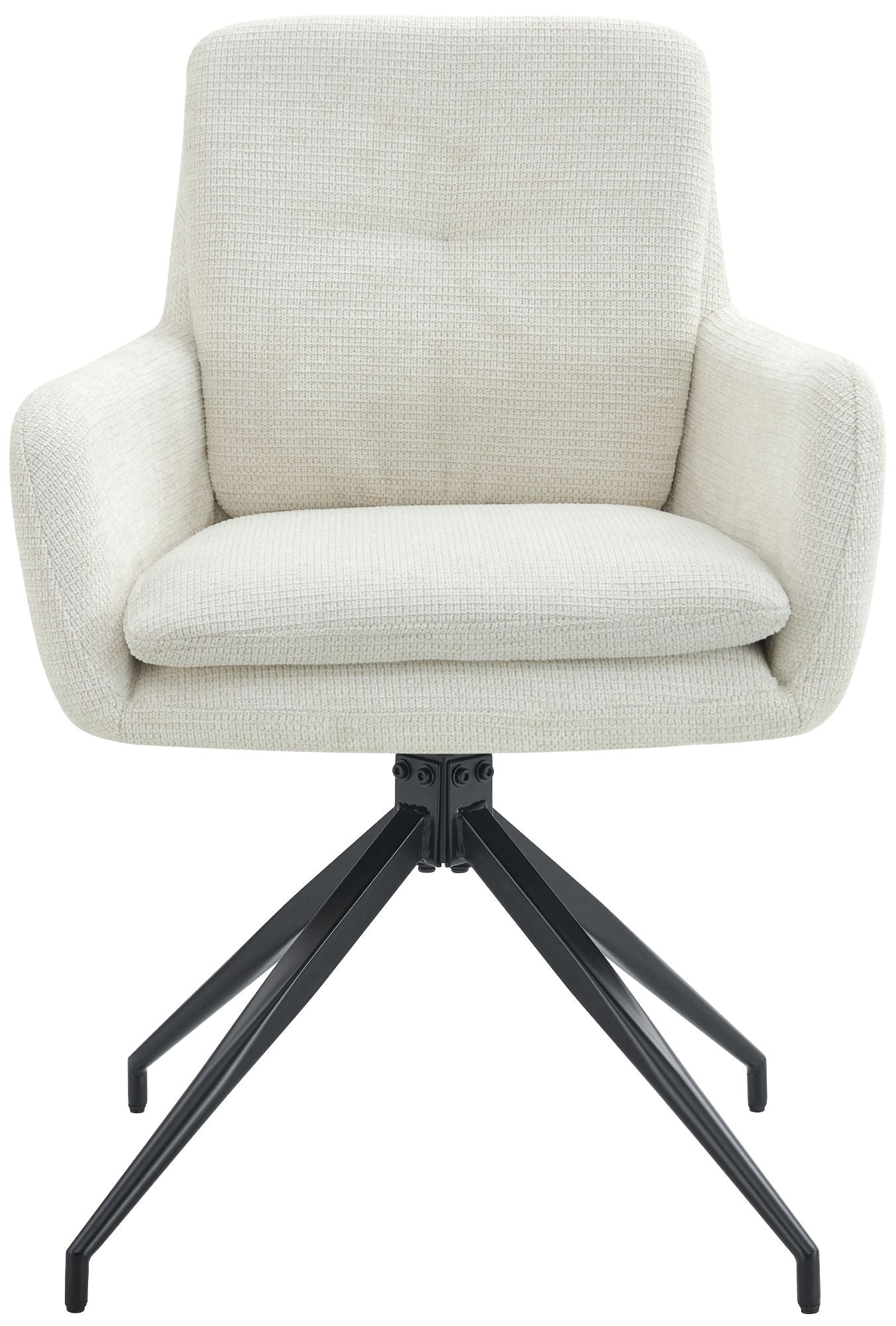 2er Set Esszimmerstuhl Pickett Stoff - creme by Dropshipping-Europe – Barhocker