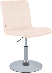 Stuhl Ricky Kunstleder - creme