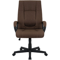 Bürostuhl XL Sparta Stoff - braun