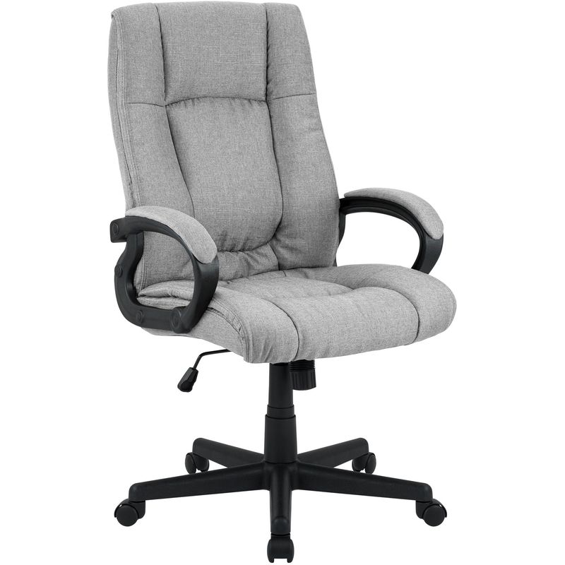 Bürostuhl XL Sparta Stoff - grau