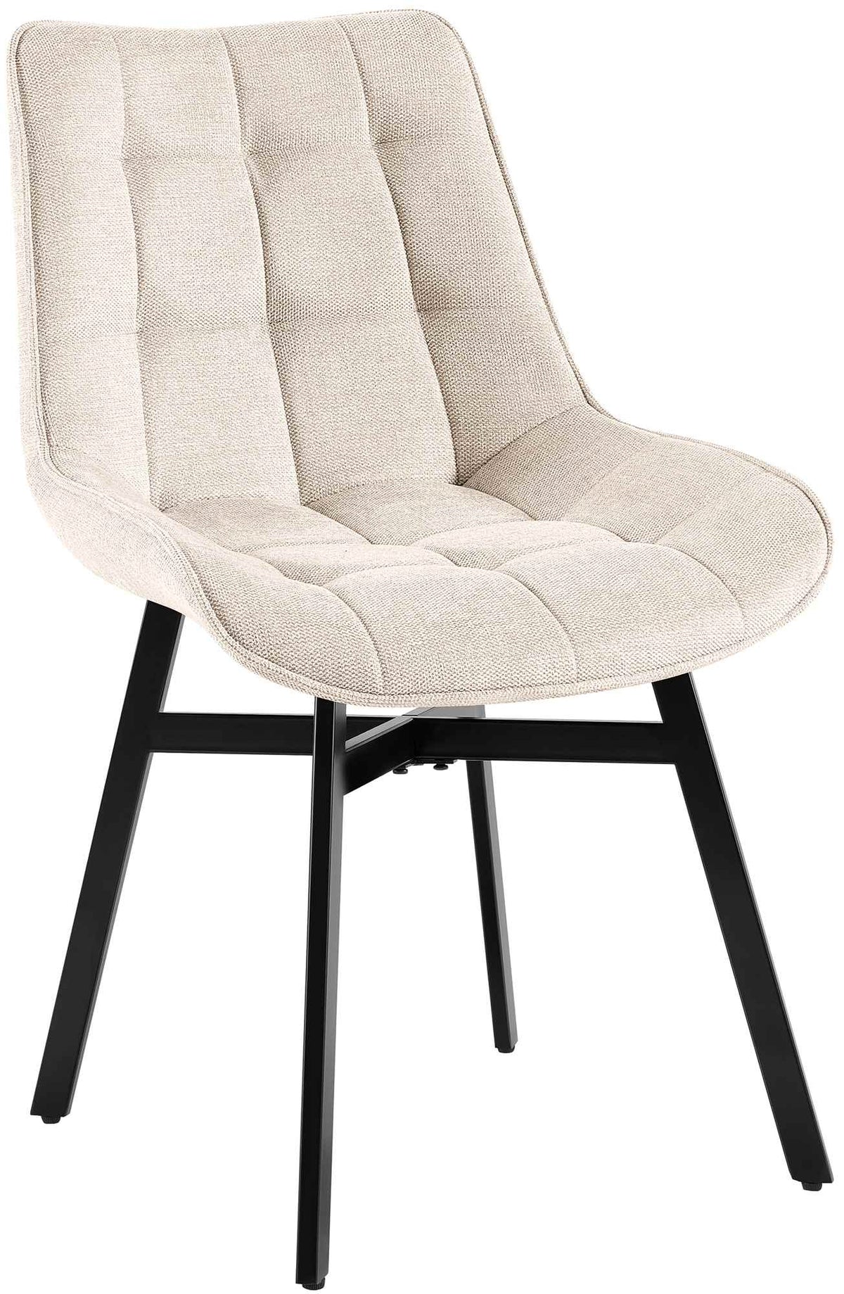 Stuhl Colby Stoff - creme