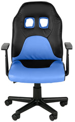 Kinder Bürostuhl Fun - schwarz/blau