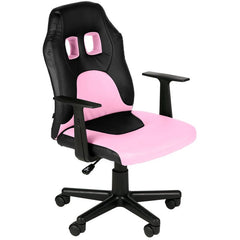Kinder Bürostuhl Fun - schwarz/pink