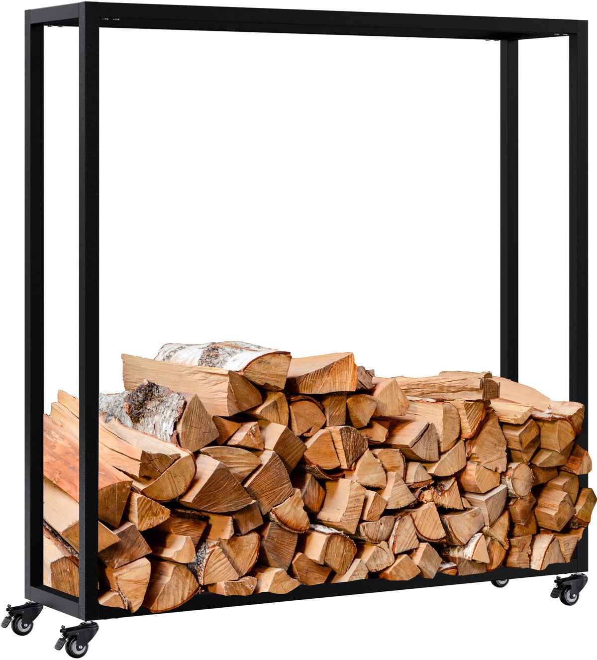 Kaminholzst�nder Hilta 25x100x100 cm - schwarz
