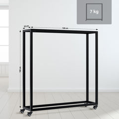 Kaminholzst�nder Hilta 25x100x100 cm - schwarz