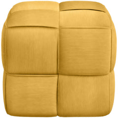 Sitzhocker Forinta Cord - gelb