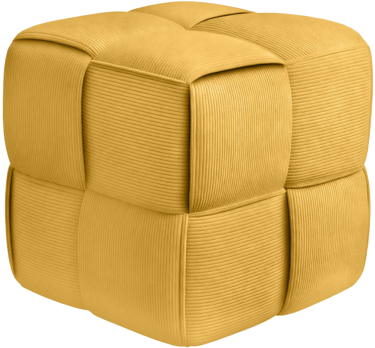 Sitzhocker Forinta Cord - gelb