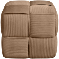Sitzhocker Forinta Cord - taupe