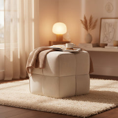 Sitzhocker Forinta Cord - creme