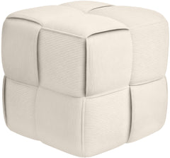 Sitzhocker Forinta Cord - creme