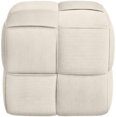 Sitzhocker Forinta Cord - creme