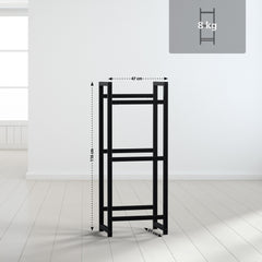 3er Getränkekistenständer Stack - schwarz by Dropshipping-Europe – Möbel