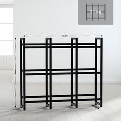 9er Getr�nkekistenst�nder Stack - schwarz