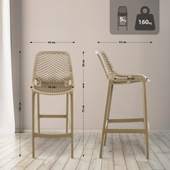 Barhocker Air - schlamm - InfinityMarket
