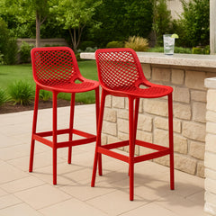 2er Set Barhocker Air - rot
