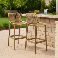 2er Set Barhocker Air - schlamm
