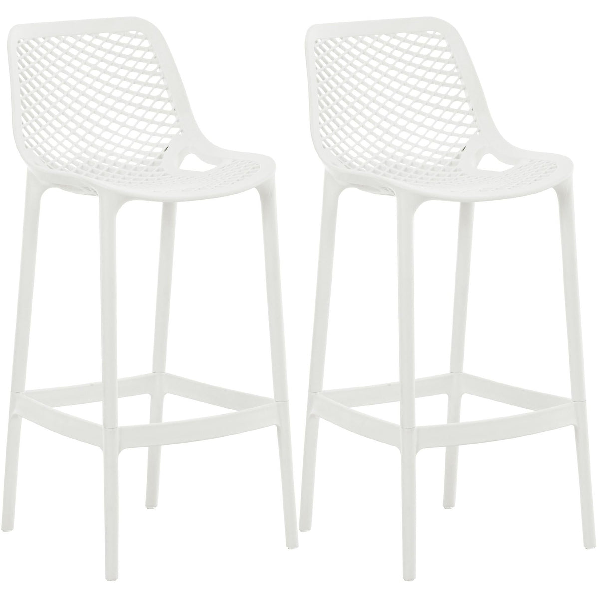 2er Set Barhocker Air - weiß