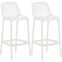 2er Set Barhocker Air - weiß