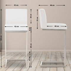 Barhocker Paros - weiß - InfinityMarket