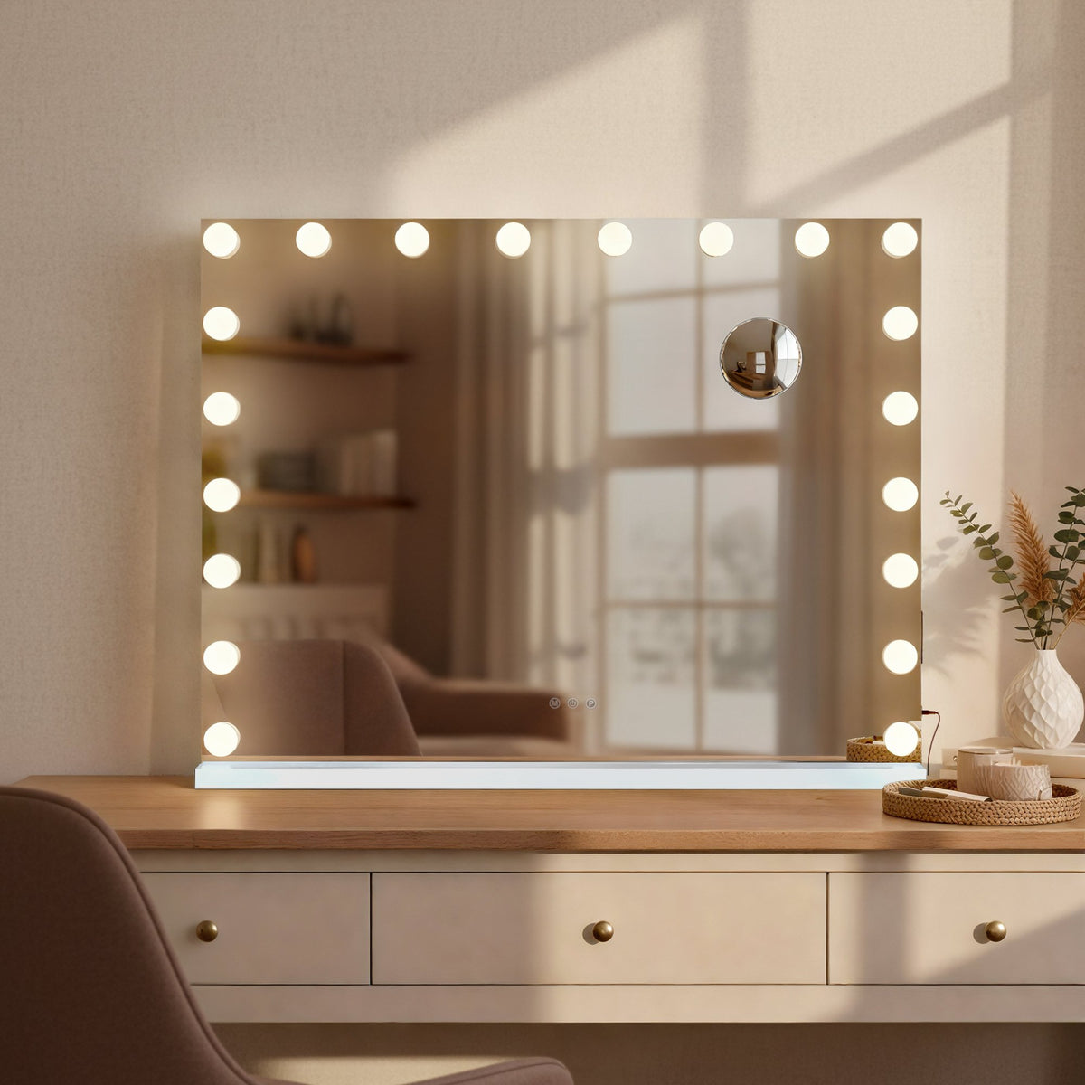 Schminkspiegel Norlina mit Bluetooth - wei�