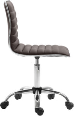 Arbeitshocker Alamosa Kunstleder - braun