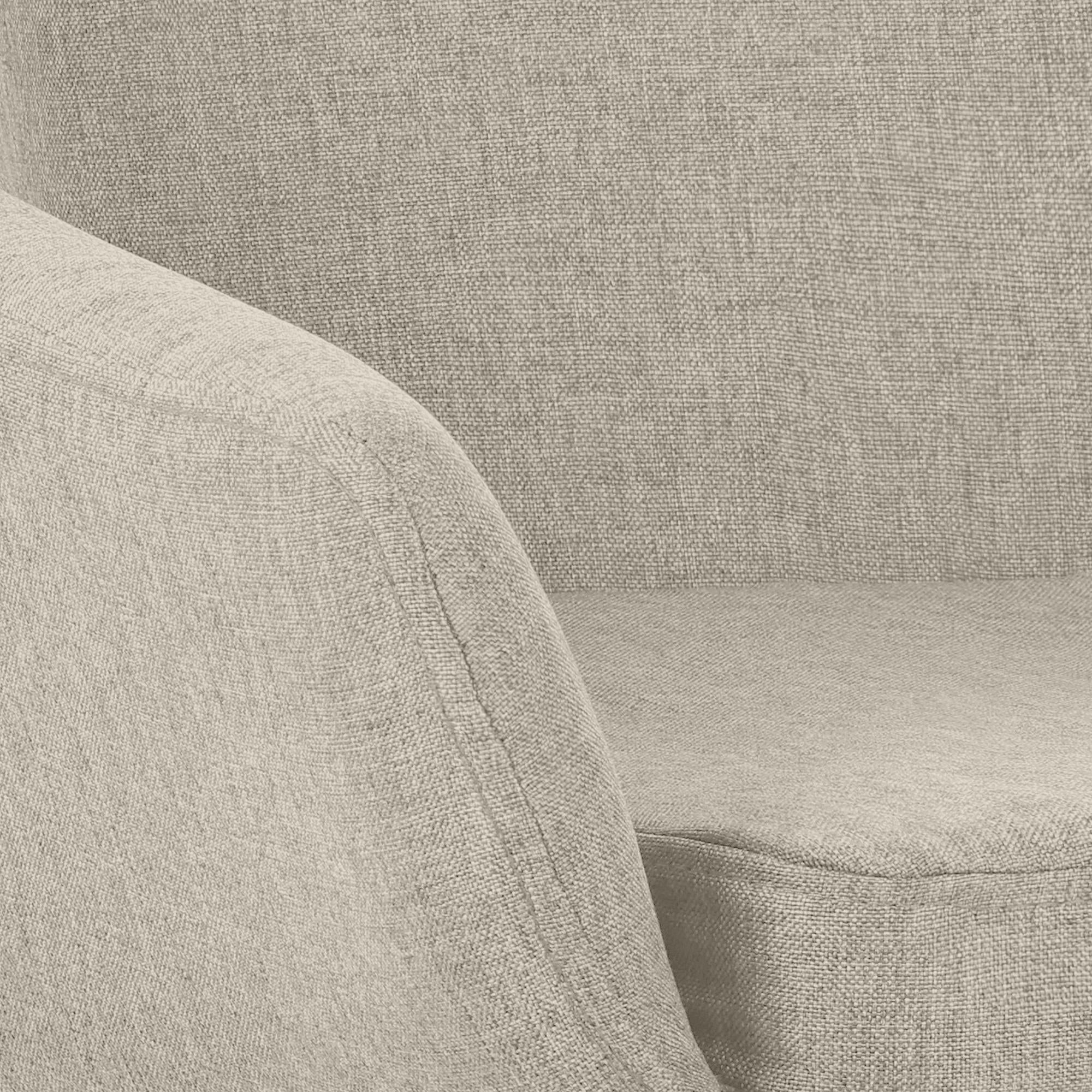 Barhocker Grant Stoff - creme - InfinityMarket